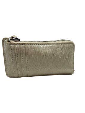 On 34th White Faux Leather Wallet